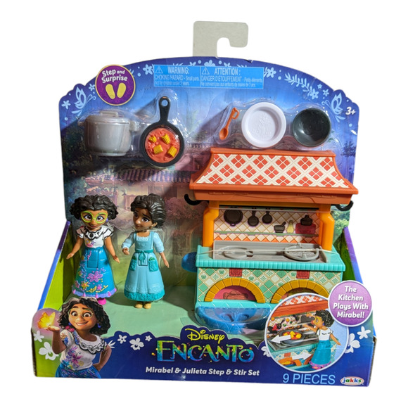 Disney ENCANTO Kitchen Mirabel Julieta STEP STIR SET Playset figures JAKKS - Picture 1 of 5